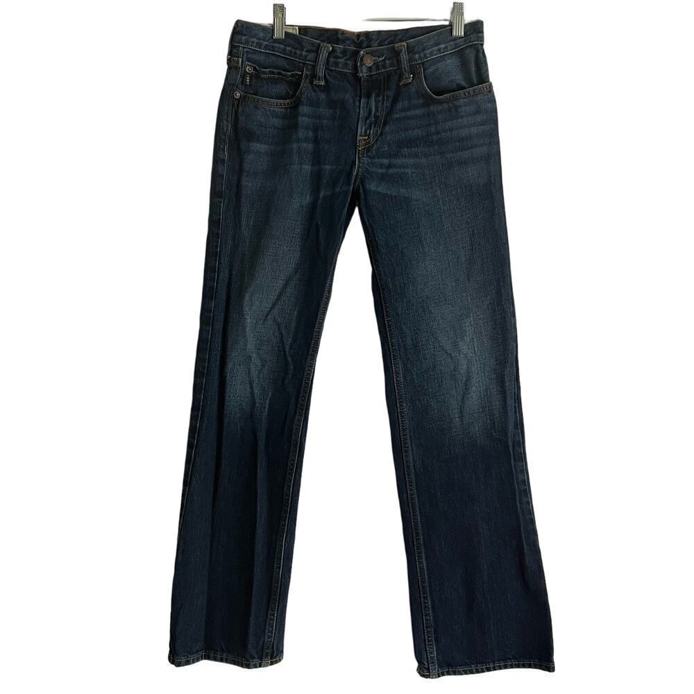 Abercrombie Kids Boys Dark Wash Bootcut Jeans- Size 16